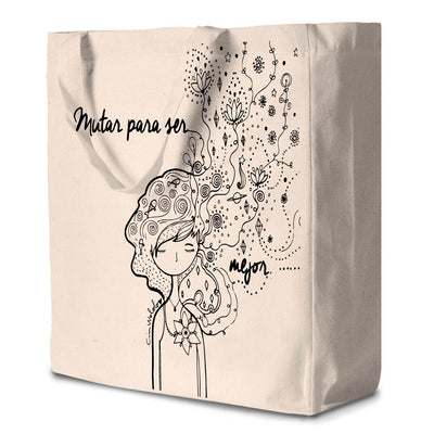 Bolsas - Bolsa Grande Algodón Mutar