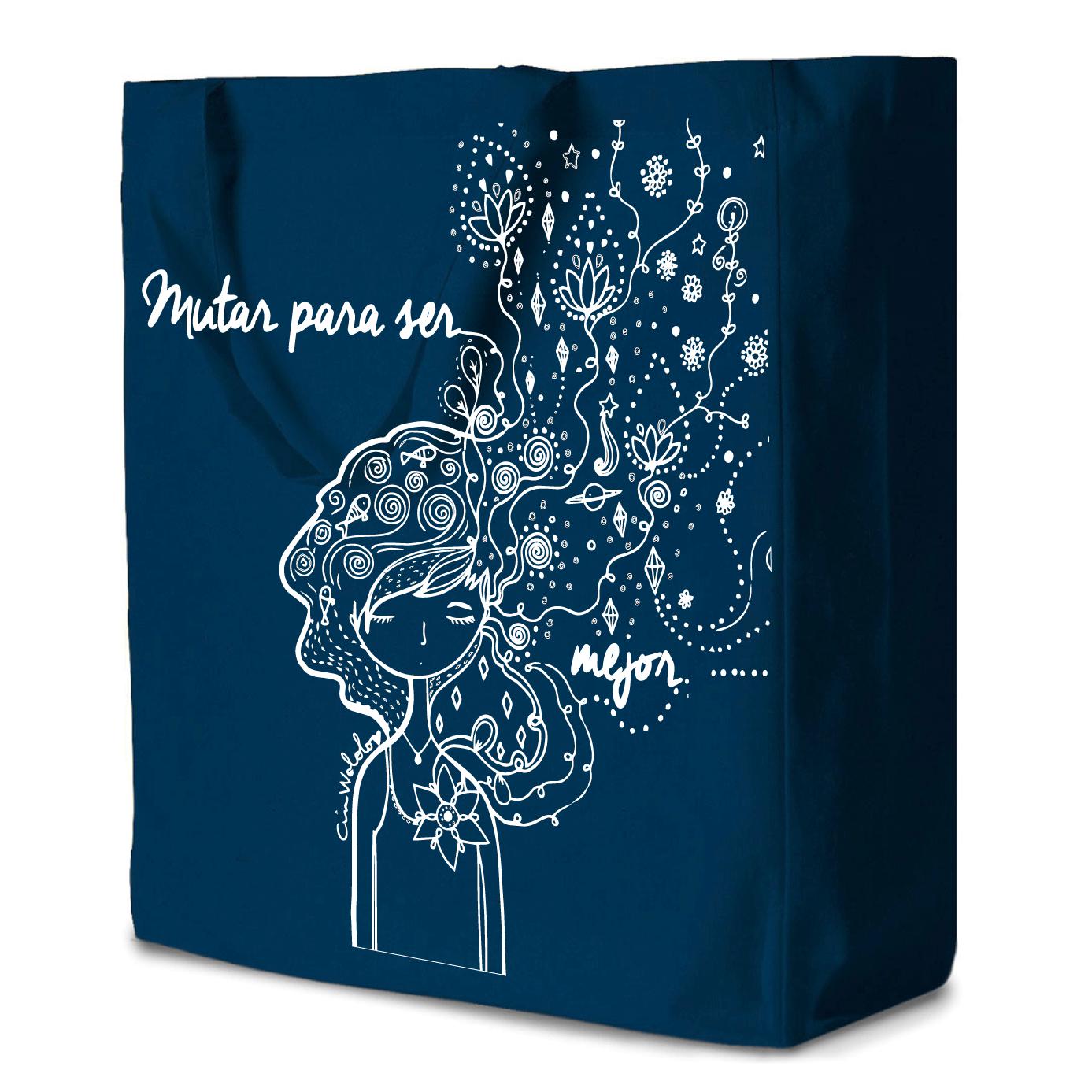 Bolsas - Bolsa Grande Algodón Mutar