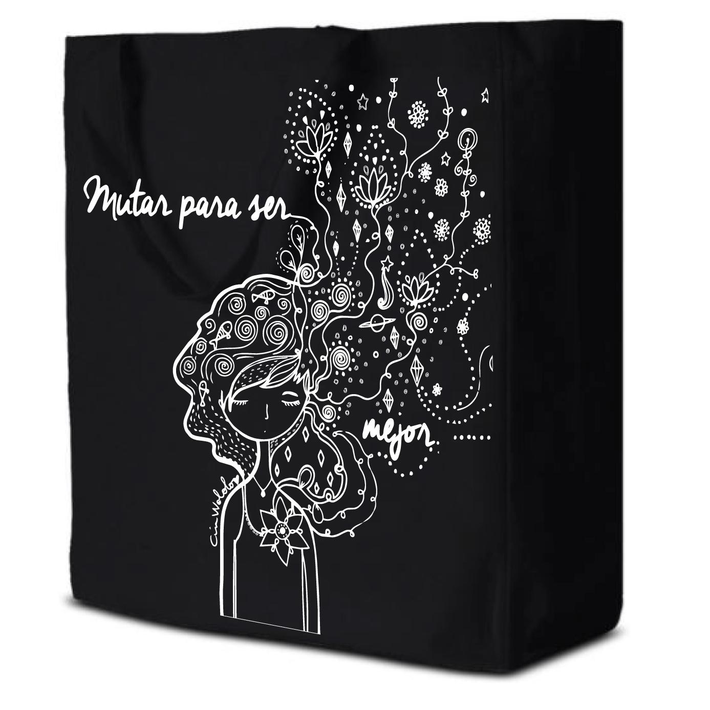 Bolsas - Bolsa Grande Algodón Mutar