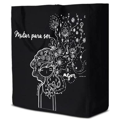 Bolsas - Bolsa Grande Algodón Mutar