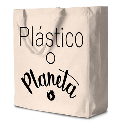 Bolsas - Bolsa Grande Algodón Planeta