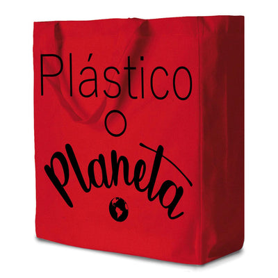 Bolsas - Bolsa Grande Algodón Planeta