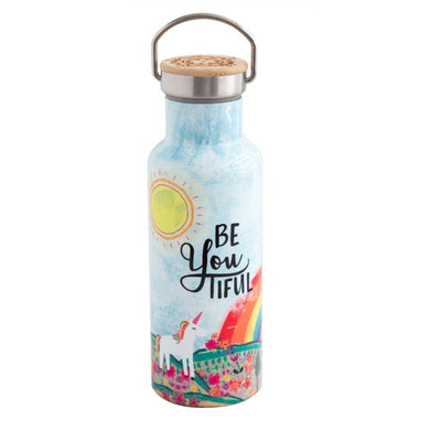 Botella Cantimplora 532ml. Acero Inoxidable Térmica (24h.)-BluesBlu
