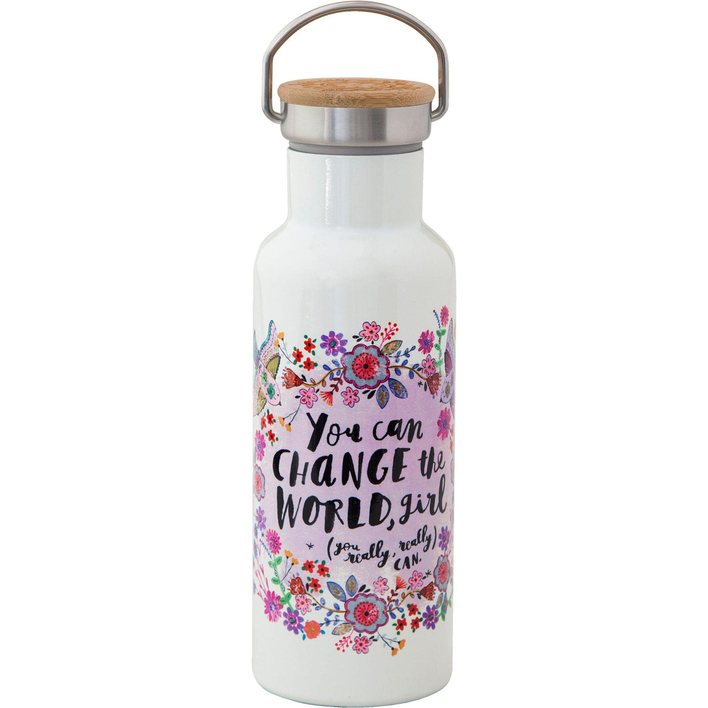 botella cantimplora estampada