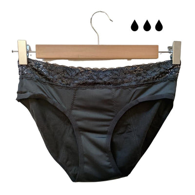 Braga Menstrual Absorbente Encaje- Pack 3-BluesBlu