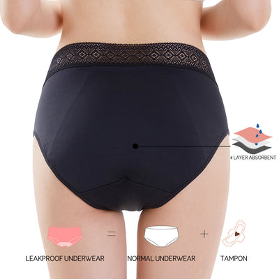 Braga Menstrual Cintura Fantasía Talle Medio- Absorción Media-BluesBlu