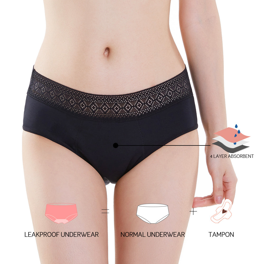 Braga Menstrual Cintura Fantasía Talle Medio- Absorción Media-BluesBlu