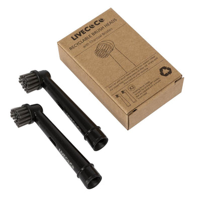 Cabezal Reciclable Cepillo de Dientes Eléctrico - Carbón Activado-BluesBlu