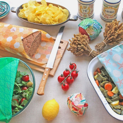 Envoltorios Reutilizables Veganos- Pack 3-BluesBlu