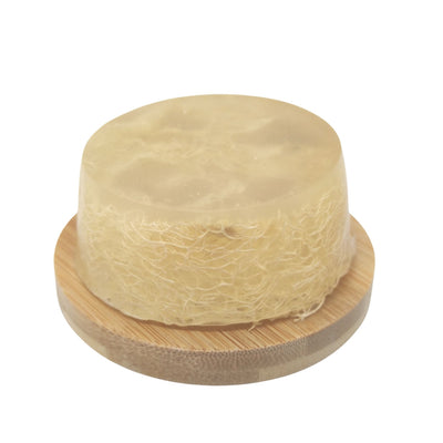 Gel de Ducha Sólido Exfoliante de Luffa - Jazmín y Bambú-BluesBlu