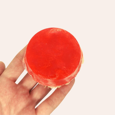 Gel de Ducha Sólido Exfoliante de Luffa - Rosa Damascena-BluesBlu