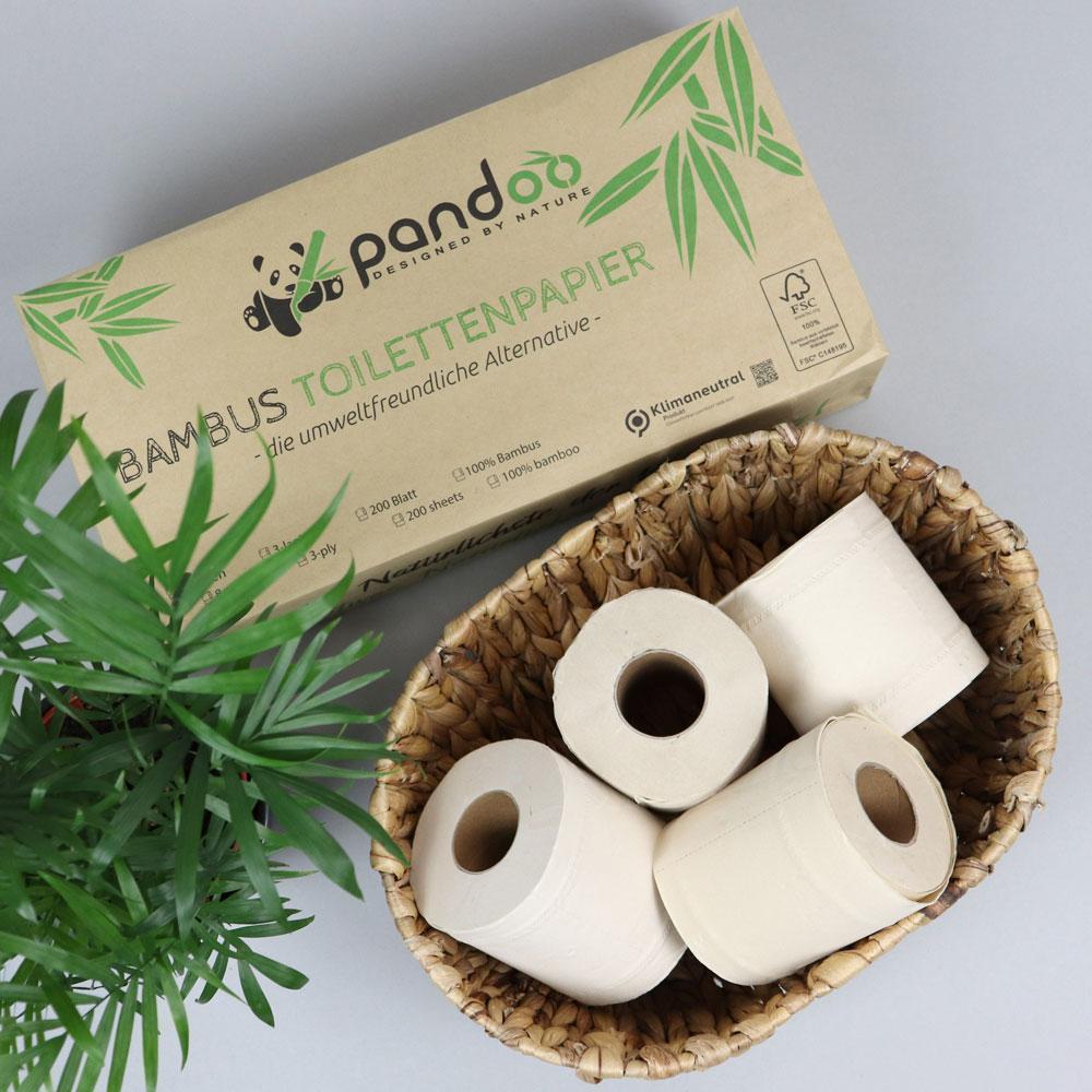 Papel Higiénico Bambú - Pack 8 rollos-BluesBlu