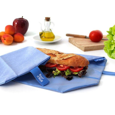 Porta bocadillos Adulto Eco Liso-BluesBlu