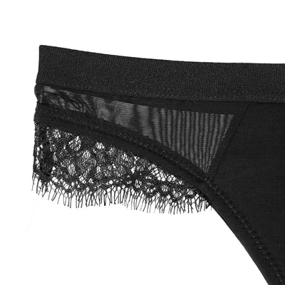 Tanga Menstrual con Encaje - Absorción Media-BluesBlu