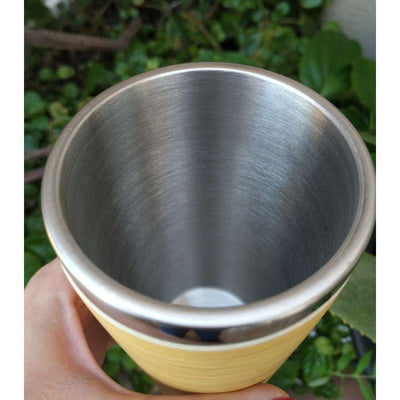 vaso térmico fibra de bambu